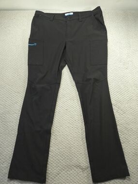 Amazon Pants XL Luly Yang 36-38 Cargo Black Flex Delivery Workwear Stretch
